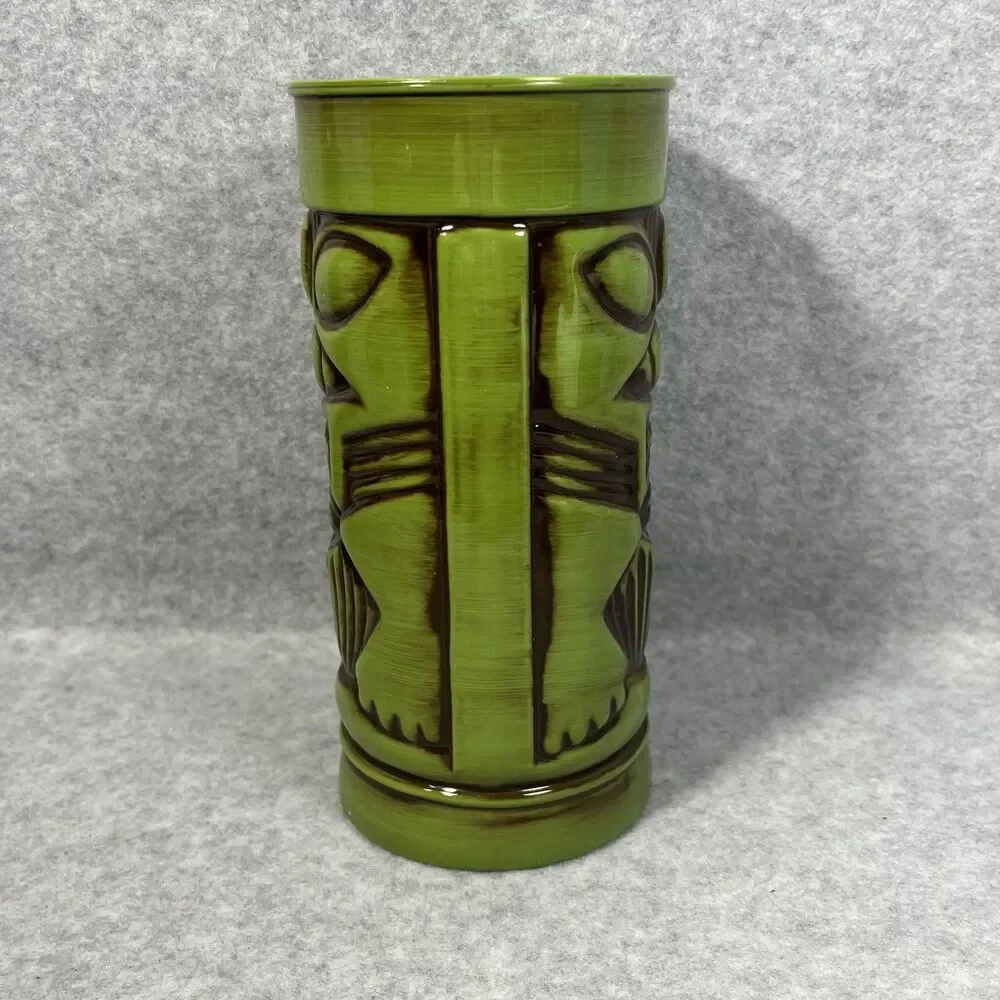 Tiki Mai Tai‎ Cup Plastic Polynesian Barware 6.5